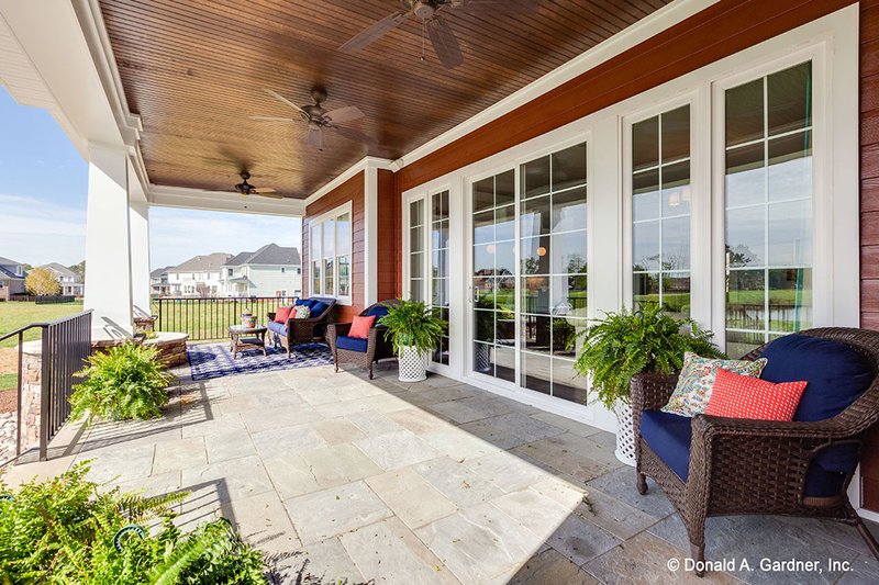 Dream House Plan - Exterior - Outdoor Living for Craftsman House Plan #929-839 - 5 bed, 4 bath