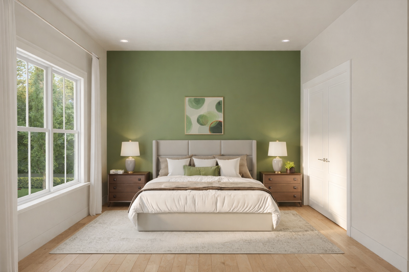 House Blueprint - Interior - Bedroom for Farmhouse House Plan #1117-41 - 1 bed, 1 bath