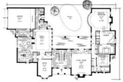 European Style House Plan - 5 Beds 5 Baths 5254 Sq/Ft Plan #312-182 
