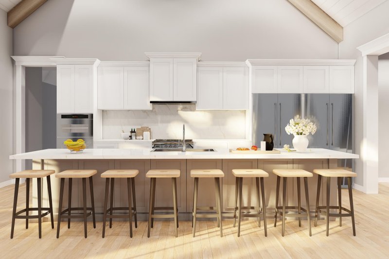 House Blueprint - Interior - Kitchen 3 for Modern House Plan #923-344 - 3 bed, 2.5 bath