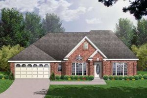 Traditional Exterior - Front Elevation Plan #40-168