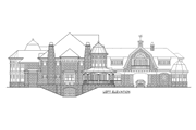 Traditional Style House Plan - 4 Beds 6 Baths 7900 Sq/Ft Plan #132-216 