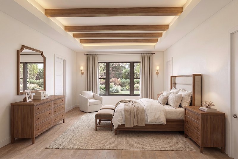 House Plan Design - Interior - Master Bedroom for Barndominium House Plan #1089-78 - 3 bed, 3.5 bath