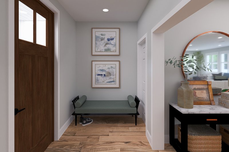 Architectural House Design - Interior - Entry for Farmhouse House Plan #1060-245 - 3 bed, 2.5 bath