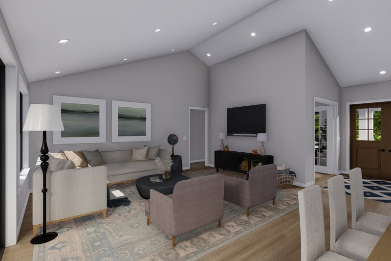 Home Plan - Interior - Family Room for Farmhouse House Plan #1060-169 - 3 bed, 2.5 bath
