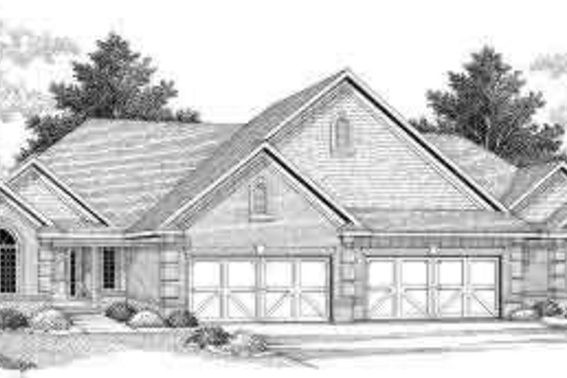 House Blueprint - Traditional Exterior - Front Elevation Plan #70-749
