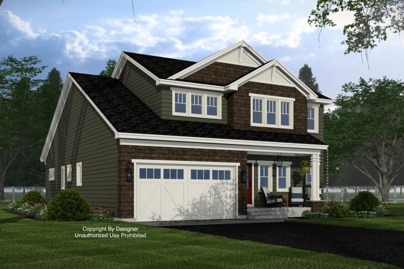 Home Plan - Exterior - Front Elevation 4 for Farmhouse House Plan #51-1555 - 4 bed, 4.5 bath
