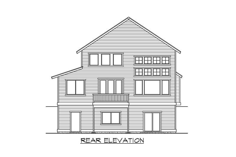 Home Plan - Exterior - Other Elevation 2 for Craftsman House Plan #132-219 - 4 bed, 3.5 bath