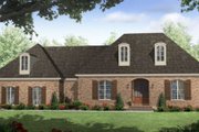 European Style House Plan - 3 Beds 2 Baths 1600 Sq/Ft Plan #21-258 