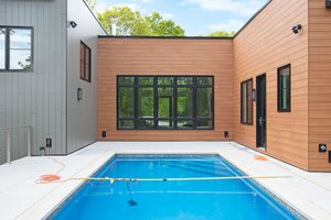 Exterior - Rear Elevation for Contemporary House Plan #928-343 - 3 bed, 2.5 bath