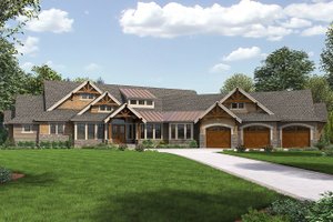 Home Plan - Cottage Exterior - Front Elevation Plan #132-568