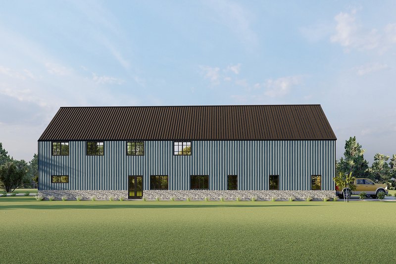 Home Plan - Exterior - Other Elevation 5 for Barndominium House Plan #1107-32 - 4 bed, 3.5 bath