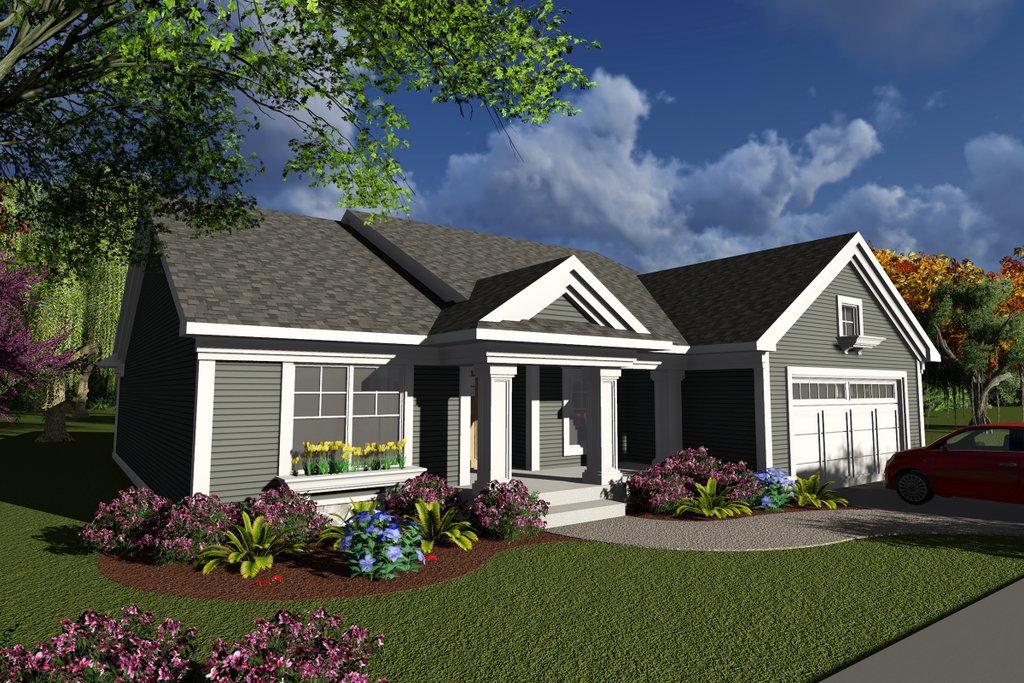 Ranch Style House Plan 2 Beds 2 Baths 1540 Sq Ft Plan 