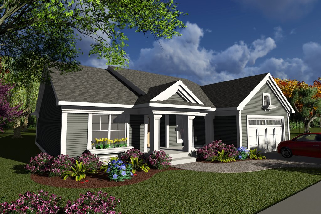 Ranch  Style House  Plan  2 Beds 2 Baths 1540 Sq Ft Plan    Ranch  Style House  Plan  2 Beds 2 Baths 1540 Sq Ft Plan