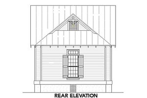 Exterior - Other Elevation 1 for Cottage House Plan #45-334 - 1 bed, 1 bath