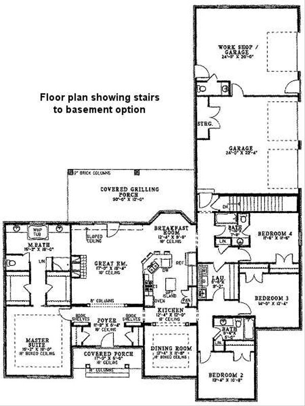 House Blueprint - Traditional Floor Plan - Other Floor Plan #17-648