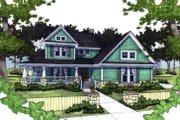 Country Style House Plan - 3 Beds 3 Baths 1952 Sq/Ft Plan #120-142 