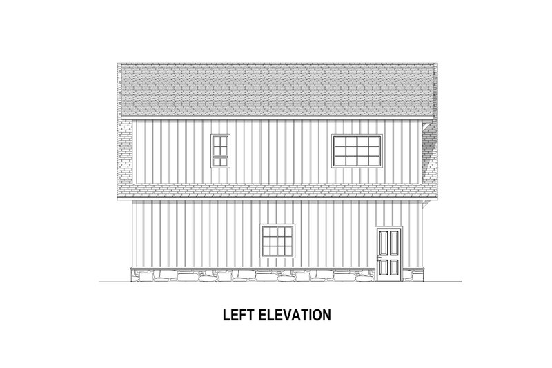 Dream House Plan - Exterior - Other Elevation 1 for Country House Plan #1084-17 - 1 bed, 1 bath