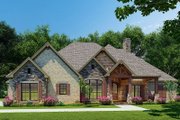 Craftsman Style House Plan - 4 Beds 4 Baths 2767 Sq/Ft Plan #923-232 