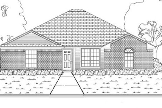 Exterior - Other Elevation for Traditional House Plan #84-313 - 3 bed, 2 bath