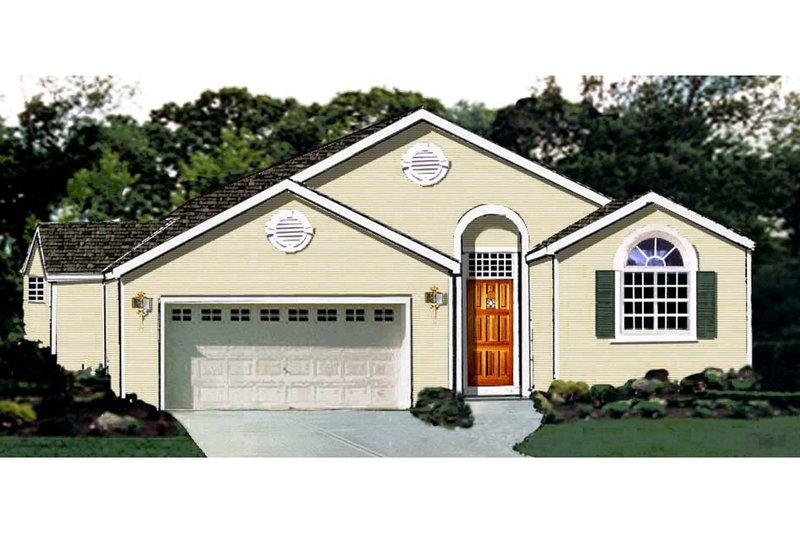 Dream House Plan - Traditional Exterior - Front Elevation Plan #3-301