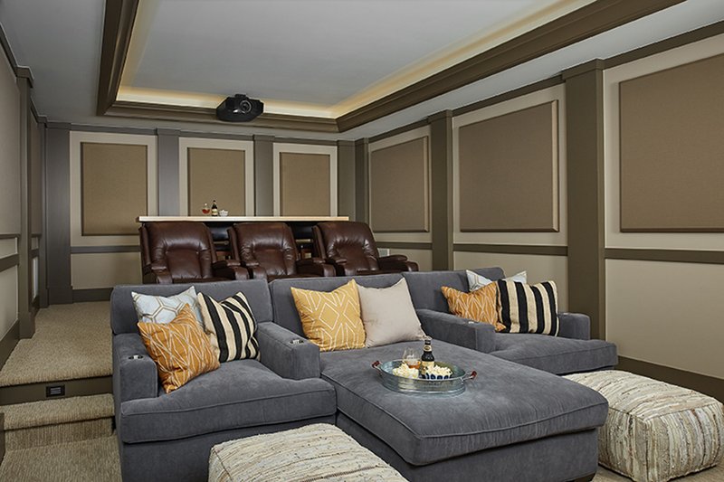 Home Plan - Optional Basement Home Theatre 