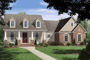 Country style Plan 21-196 front elevation
