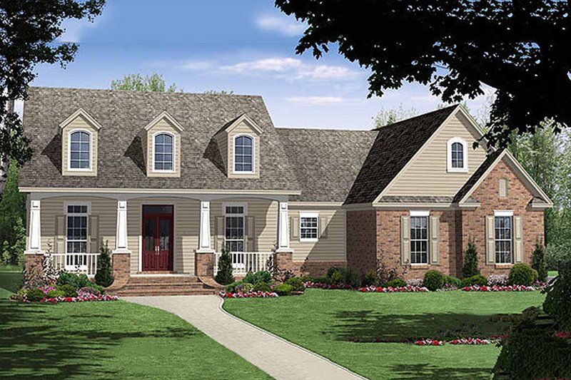 Home Plan - Country style Plan 21-196 front elevation