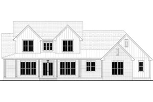 Exterior - Front Elevation 6 for Farmhouse House Plan #430-384 - 5 bed, 3.5 bath