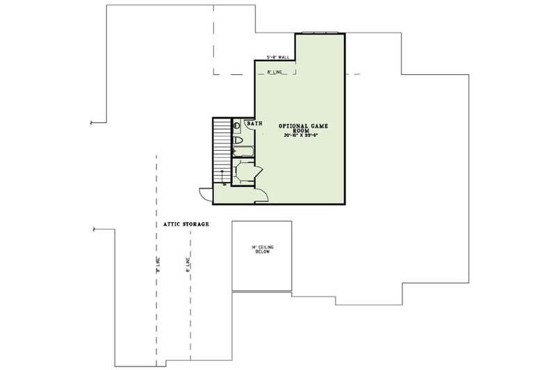 Dream House Plan - Floor Plan - Upper Floor for European House Plan #17-2491 - 3 bed, 3.5 bath