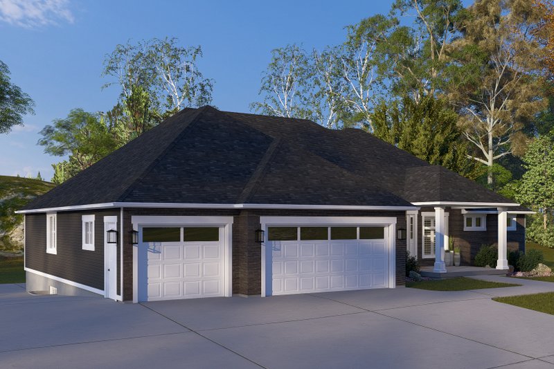 Architectural House Design - Exterior - Front Elevation 4 for Craftsman House Plan #1060-496 - 3 bed, 2.5 bath