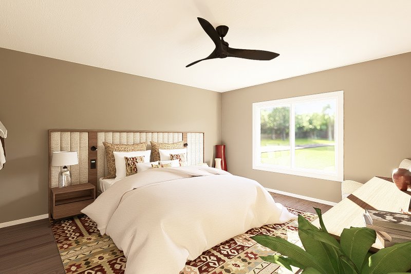 Architectural House Design - Interior - Master Bedroom for Ranch House Plan #1064-440 - 3 bed, 3.5 bath