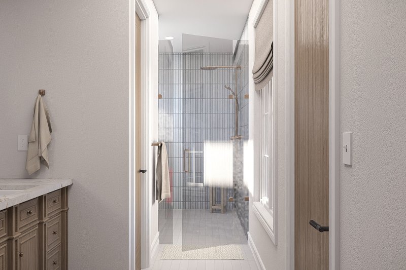 House Blueprint - Interior - Master Bathroom 1 for Beach House Plan #455-755 - 3 bed, 2.5 bath