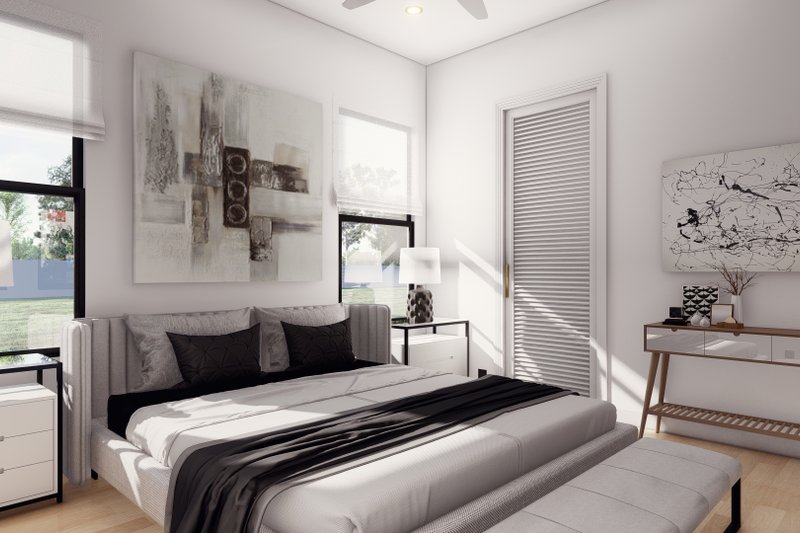 Architectural House Design - Interior - Bedroom for Country House Plan #1110-36 - 3 bed, 3.5 bath