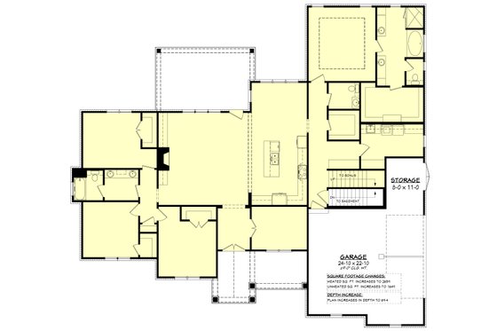 Floor Plan - Other Floor for Craftsman House Plan #430-155 - 4 bed, 2.5 bath