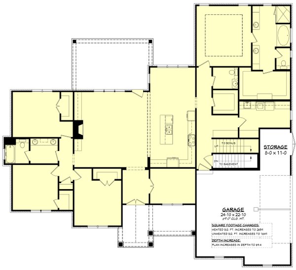 Craftsman Floor Plan - Other Floor Plan #430-155