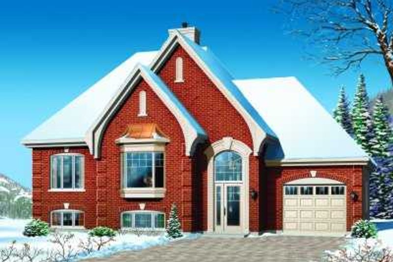 House Plan Design - European Exterior - Front Elevation Plan #23-365