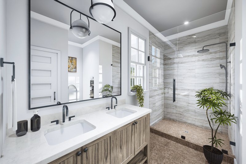 Home Plan - Interior - Bathroom 1 for Traditional House Plan #54-638 - 3 bed, 2 bath