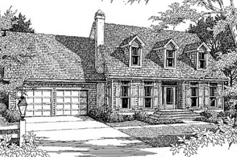 House Design - Country Exterior - Front Elevation Plan #41-129