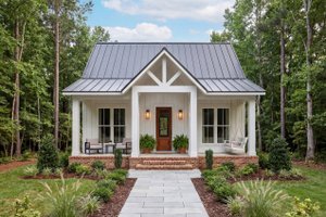 Exterior - Front Elevation 3 for Farmhouse House Plan #430-429 - 2 bed, 1 bath