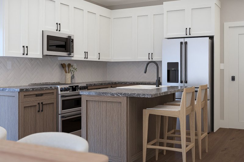 Dream House Plan - Interior - Kitchen for Traditional House Plan #455-782 - 3 bed, 2.5 bath