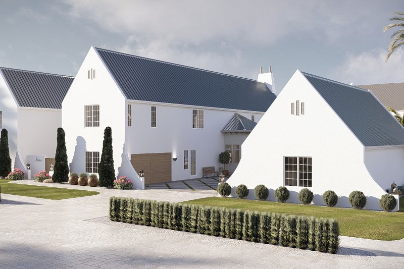House Blueprint - Exterior - Other Elevation 1 for Beach House Plan #455-768 - 6 bed, 6.5 bath