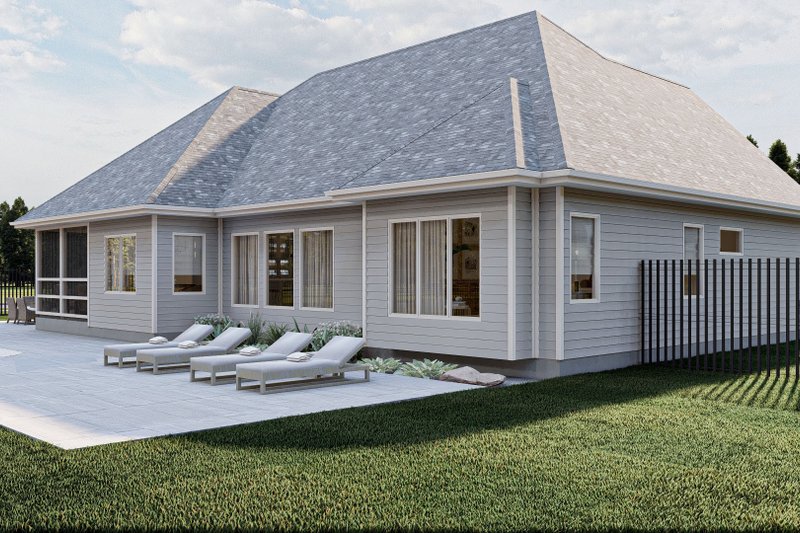 Architectural House Design - Exterior - Other Elevation 3 for Cottage House Plan #455-116 - 2 bed, 2.5 bath