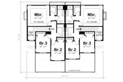 Traditional Style House Plan - 6 Beds 4.5 Baths 2836 Sq/Ft Plan #20-2522 
