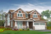 Craftsman Style House Plan - 4 Beds 4.5 Baths 3454 Sq/Ft Plan #132-131 