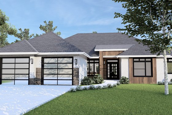 Photo 6 for Modern House Plan #1109-9 - 4 bed, 3 bath