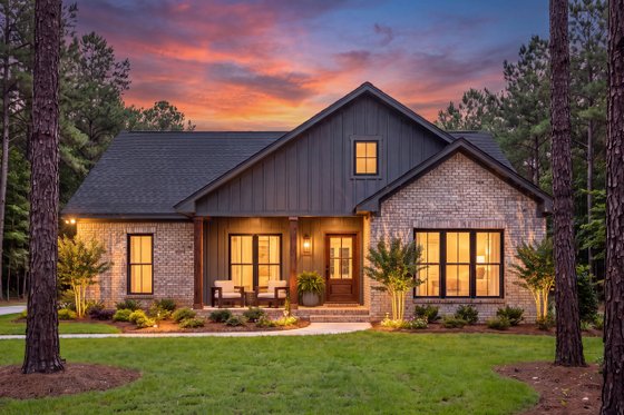Exterior - Front Elevation 11 for Farmhouse House Plan #430-445 - 3 bed, 2 bath