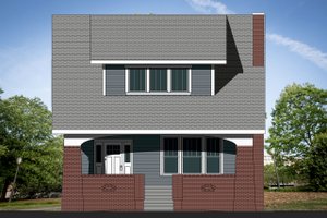 Craftsman Exterior - Front Elevation Plan #461-68