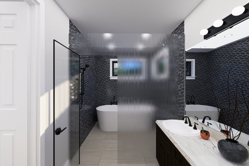 House Design - Interior - Master Bathroom for Contemporary House Plan #1060-273 - 3 bed, 2.5 bath