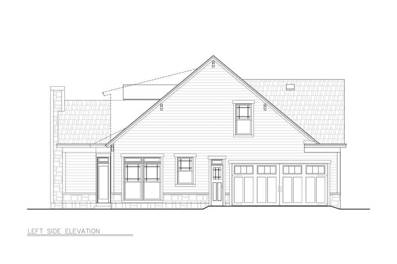 Architectural House Design - Exterior - Other Elevation for Cottage House Plan #119-479 - 3 bed, 2.5 bath